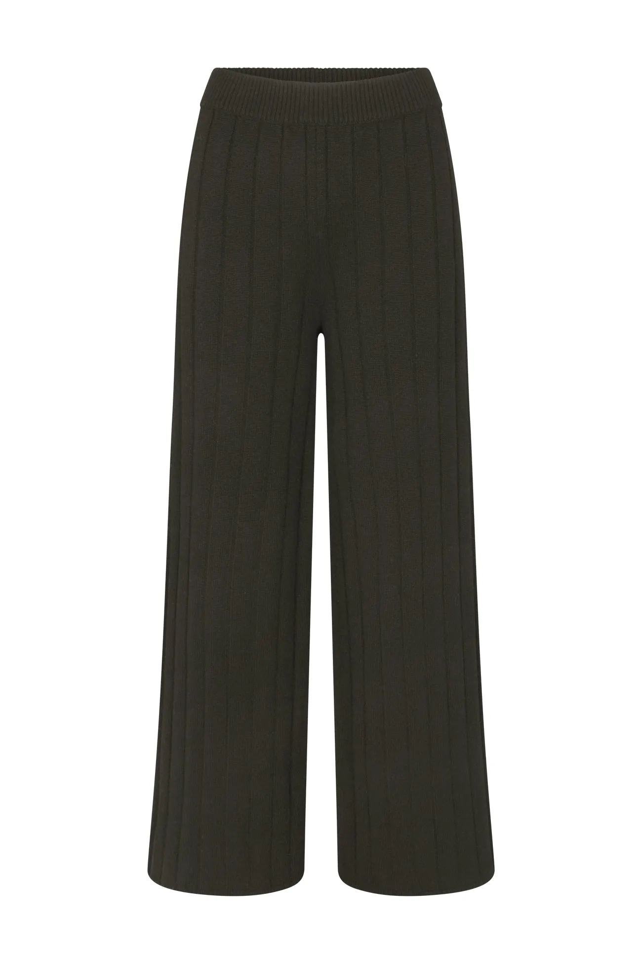 MARGAUX RIBBED WIDE LEG PANT