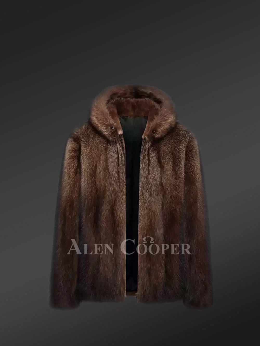 Men Fullskin Mink Fur Coat