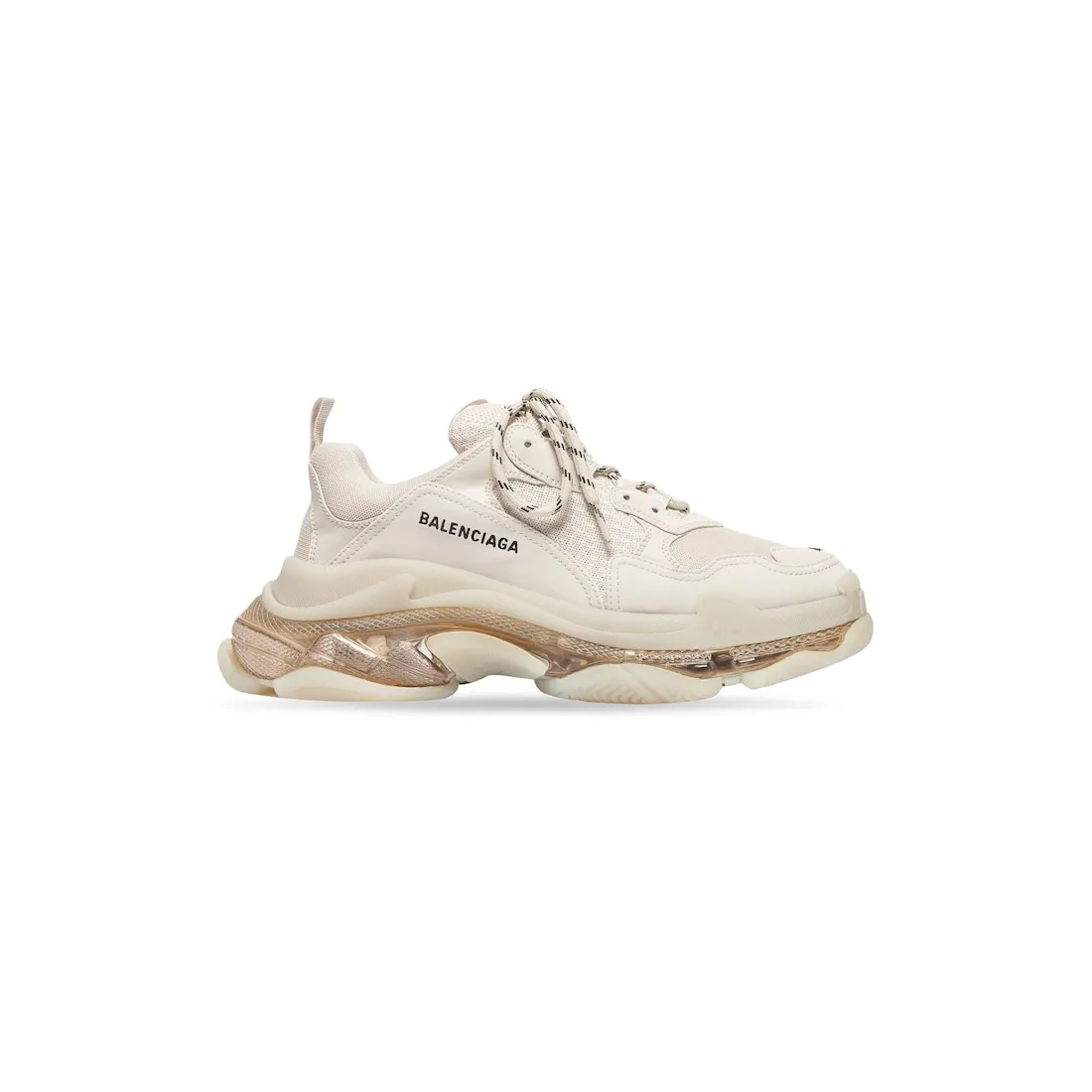      Men's Triple S Clear Sole Sneaker  in White 