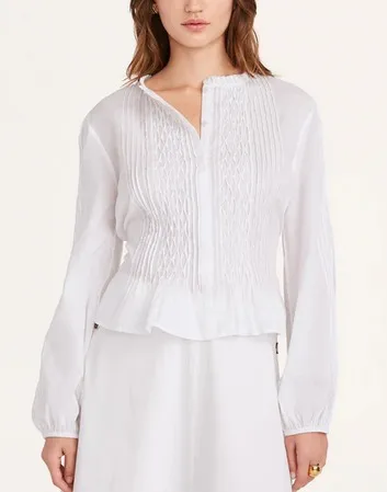 merlette  |Casual Style Long Sleeves Plain Party Style Office Style