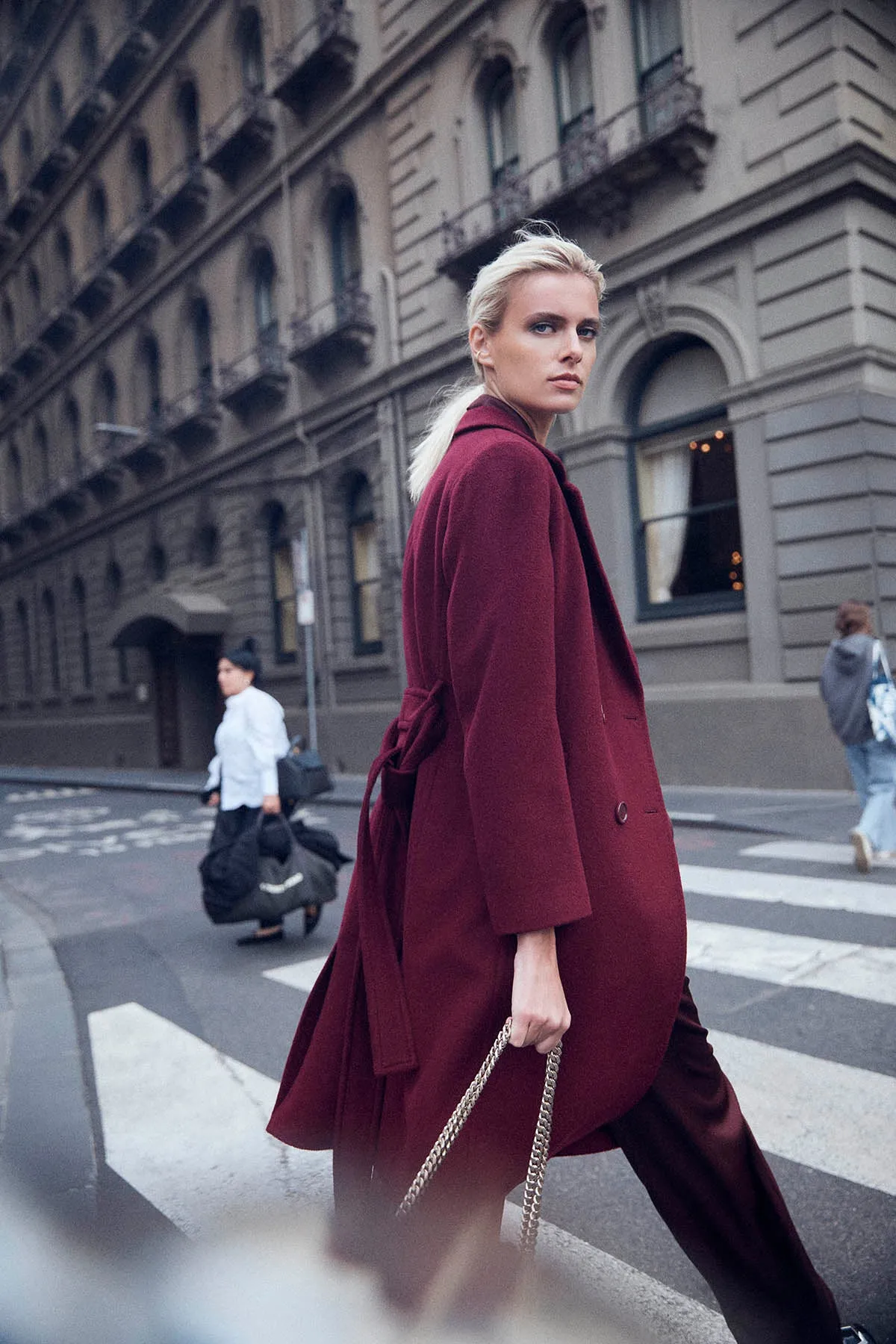 Milano Coat - Merlot