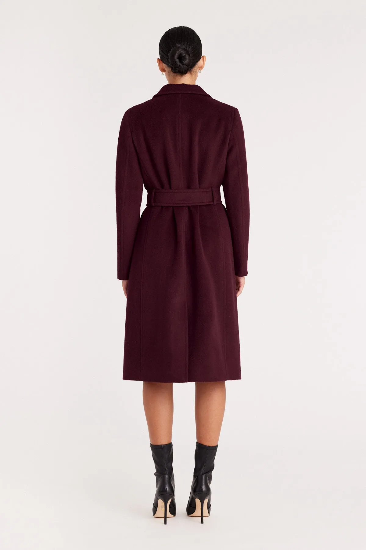 Milano Coat - Merlot