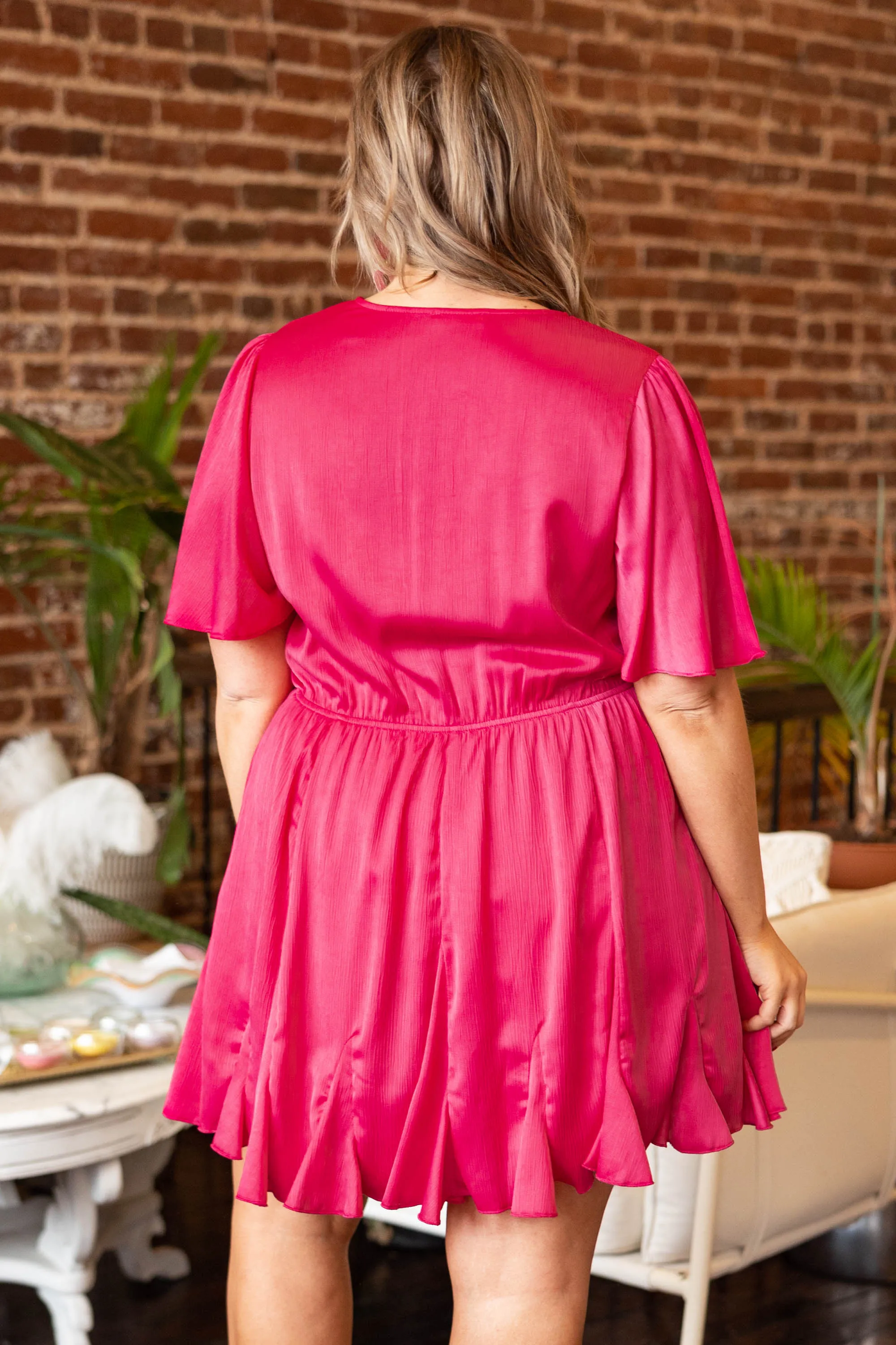 My Precious One Dress, Fuchsia