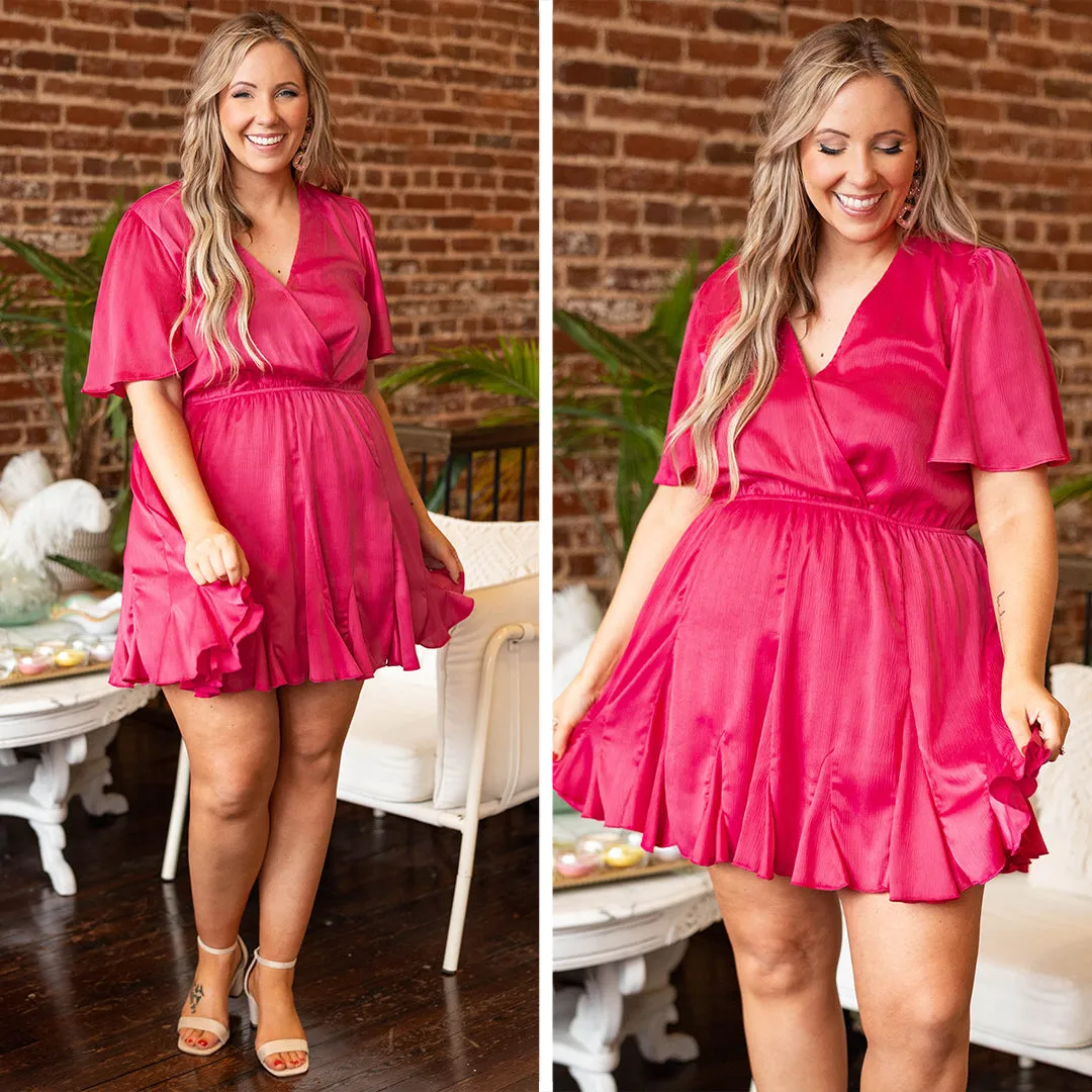 My Precious One Dress, Fuchsia