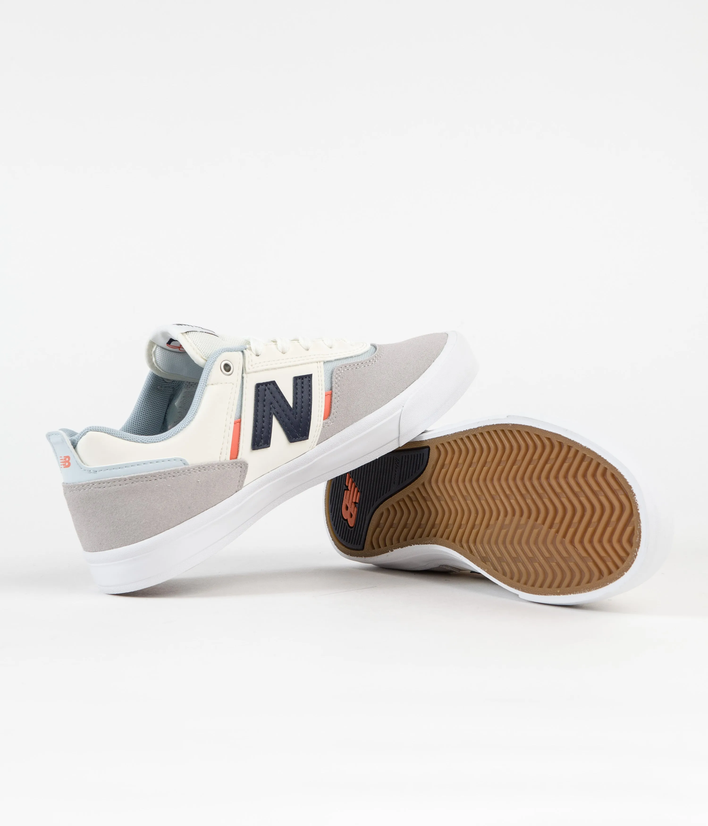 New Balance Numeric 306 Jamie Foy Shoes - Grey / White / White