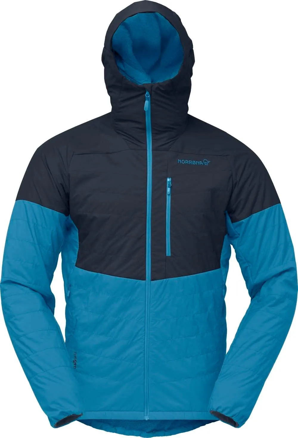 Norrøna Men's Lyngen Alpha100 Zip Hood Hawaiian Surf/Indigo Night | Buy Norrøna Men's Lyngen Alpha100 Zip Hood Hawaiia