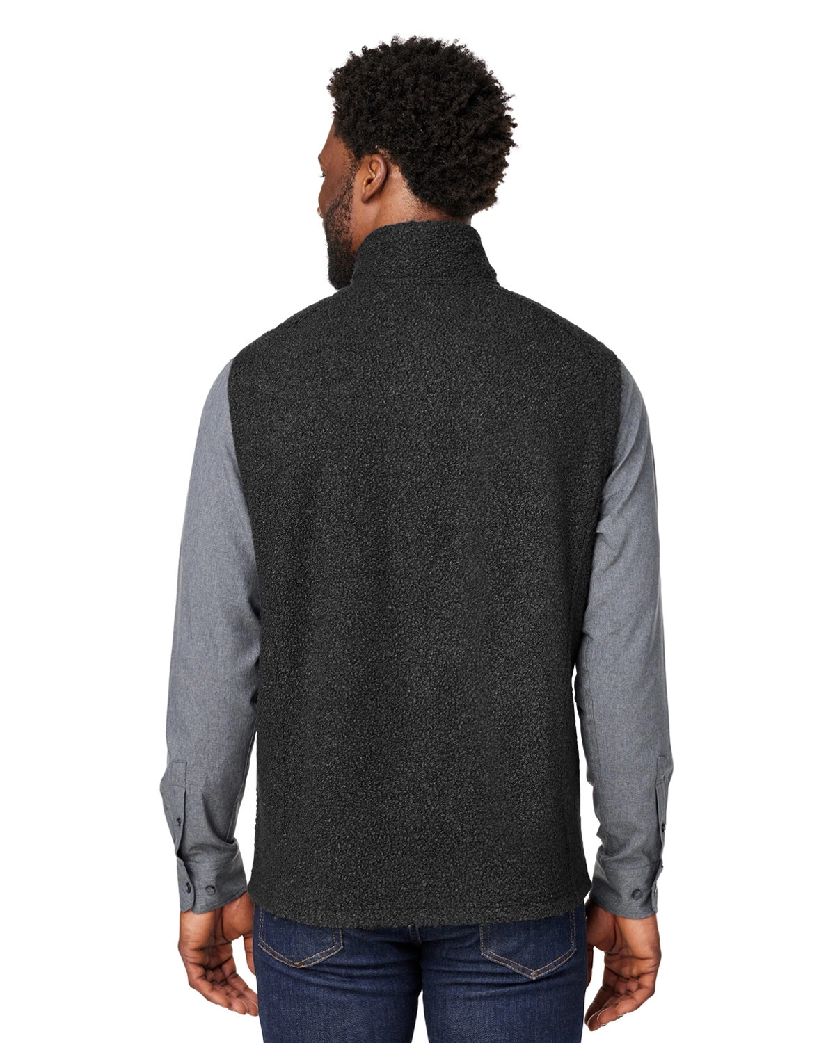 North End NE714 Men's Aura Sweater Fleece Vest SKU: NE714