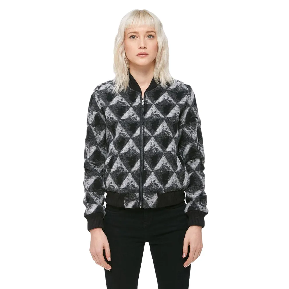 OBEY X DEBBIE HARRY BOWERY BOMBER JACKET // BLACK MULTI