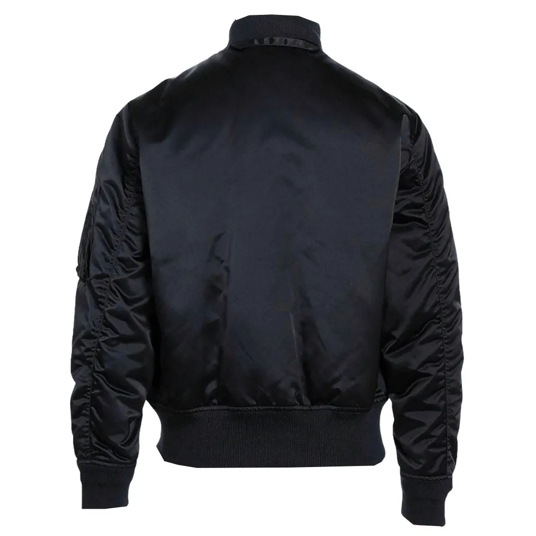 Off White Hand Off Black Bomber Jacket