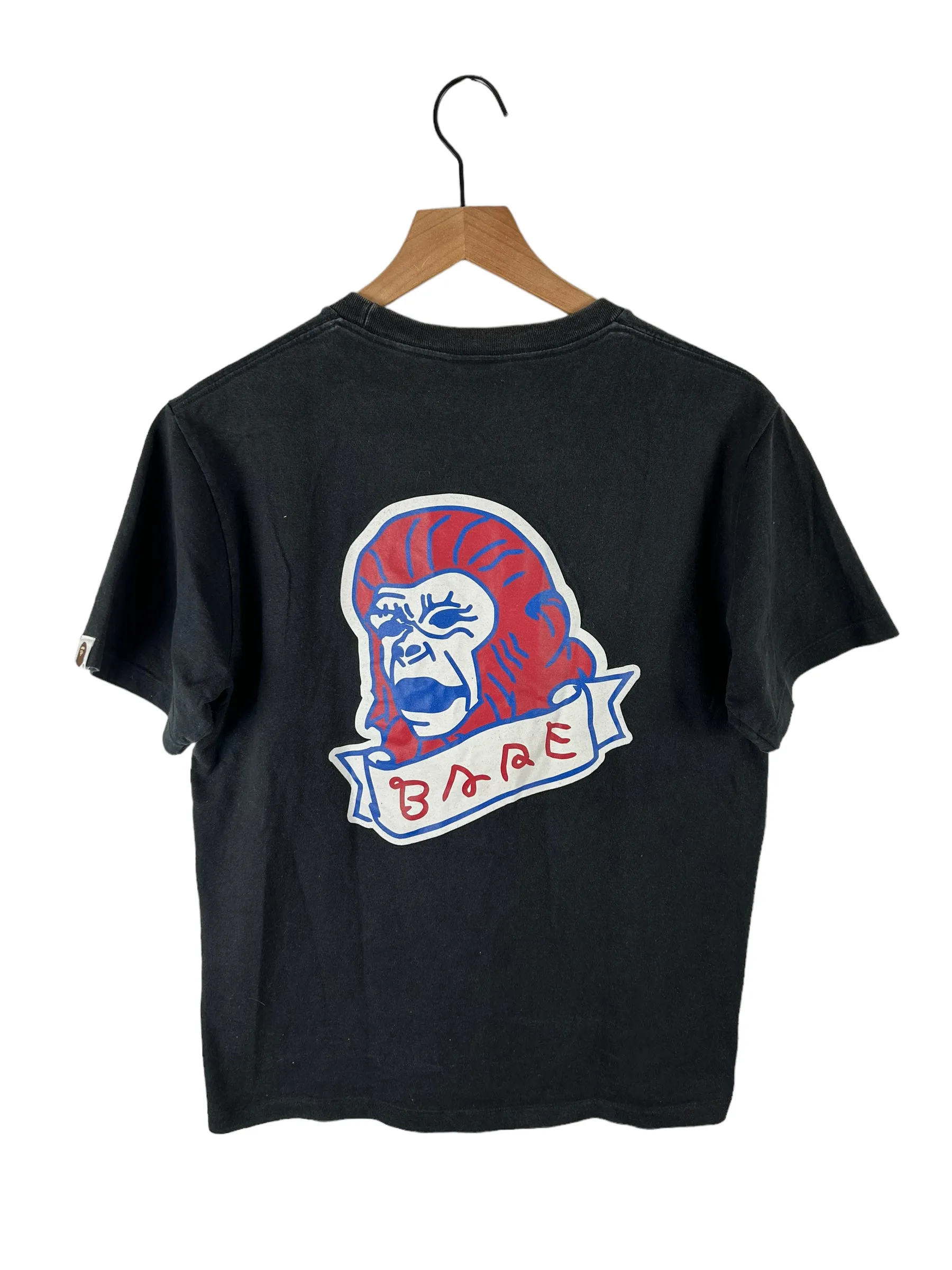 OG Bape Back Logo Print T-Shirts Size: M