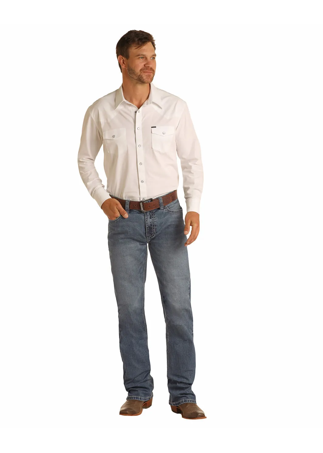 Panhandle Slim Mens Reflex Double Barrel Jeans