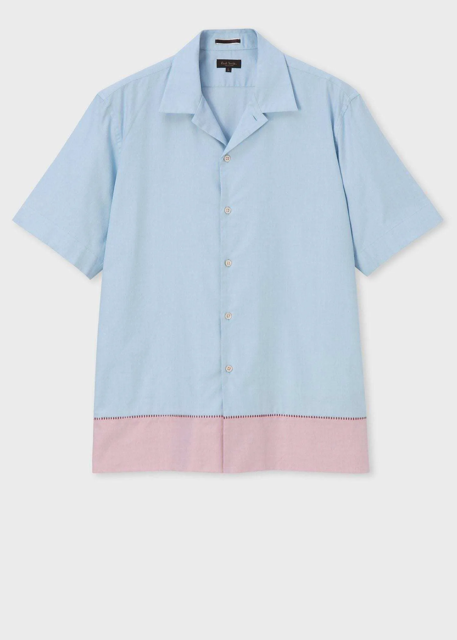 Paul Smith  |Street Style Bi-color Cotton Short Sleeves Shirts