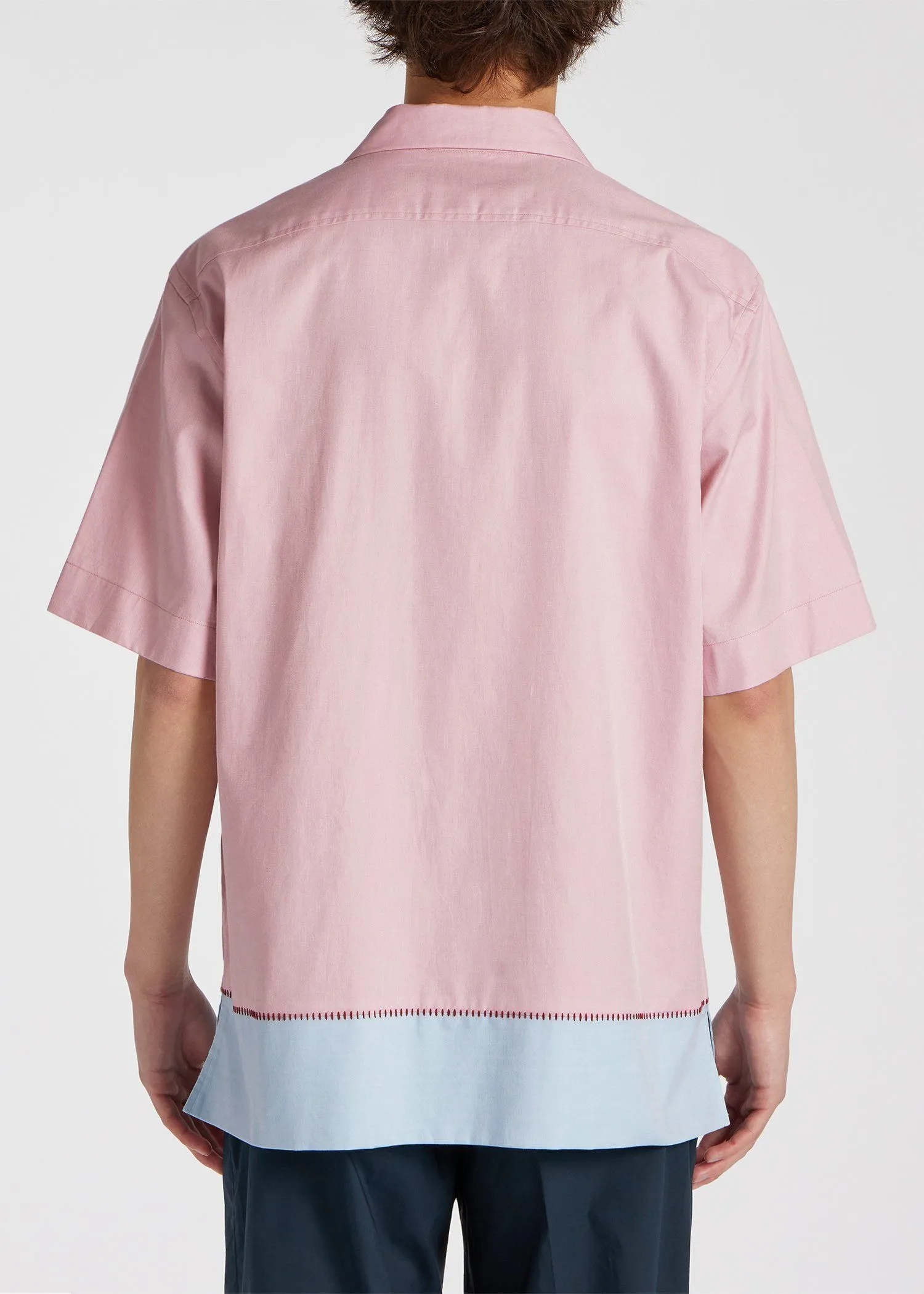 Paul Smith  |Street Style Bi-color Cotton Short Sleeves Shirts