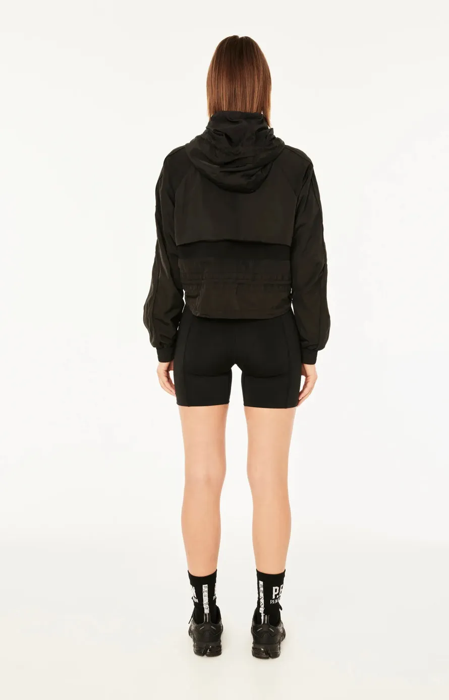 PE NATION - Cropped Man Down Jacket - Black