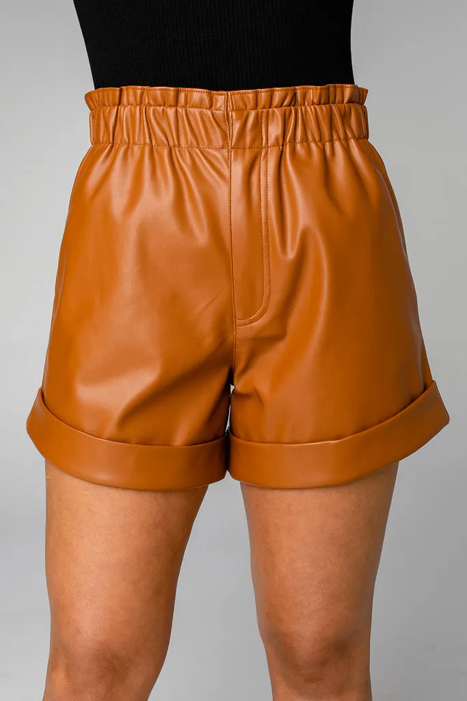 Peyton Leather Shorts