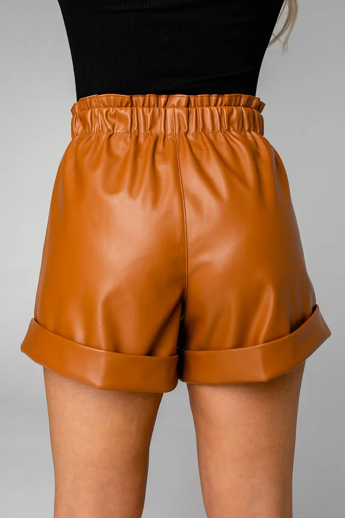 Peyton Leather Shorts