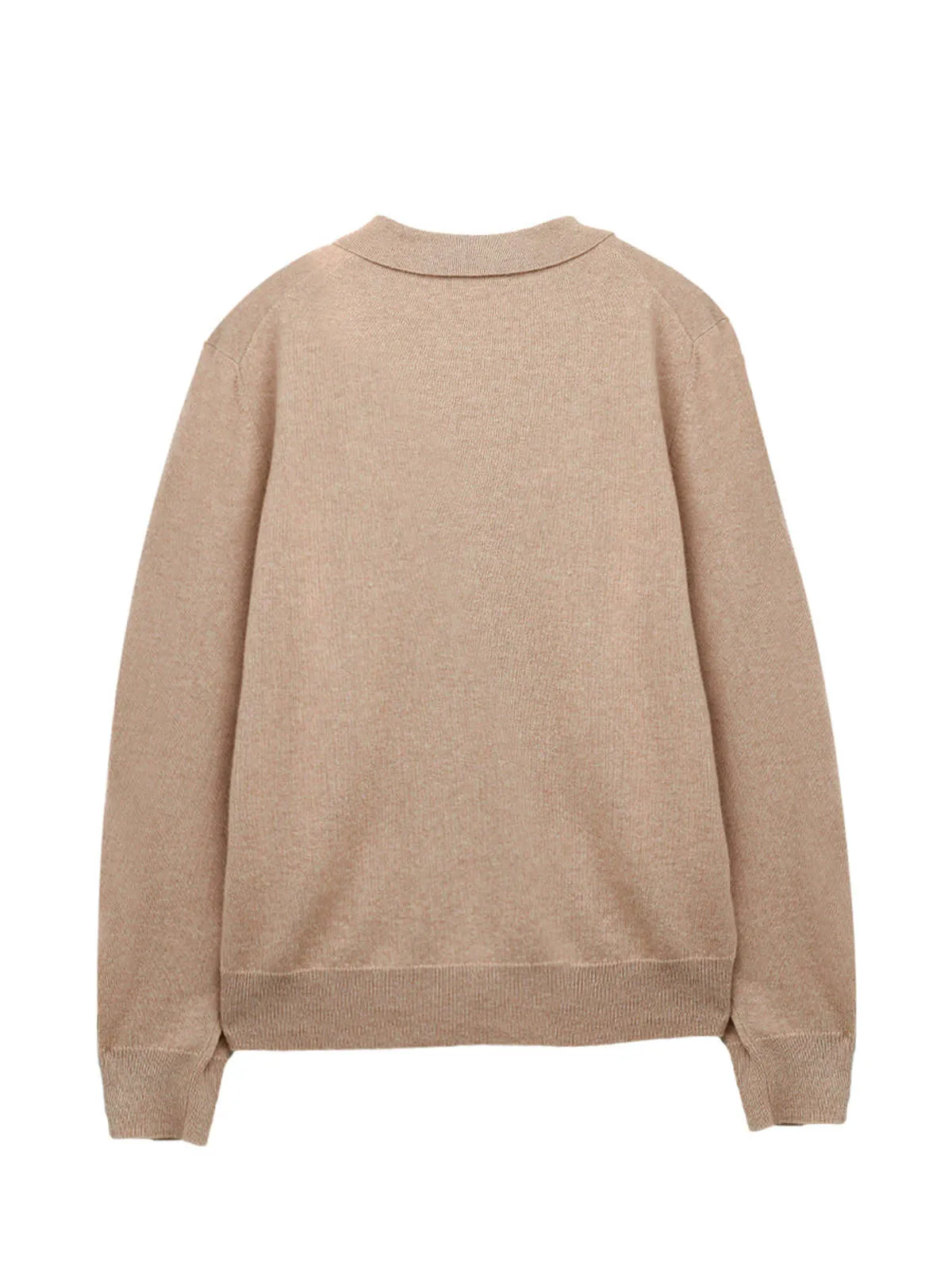 Polo Sweater - Camel