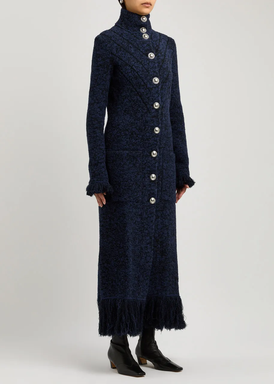 RABANNE Wool-blend bouclé coat 
                         
                     
                