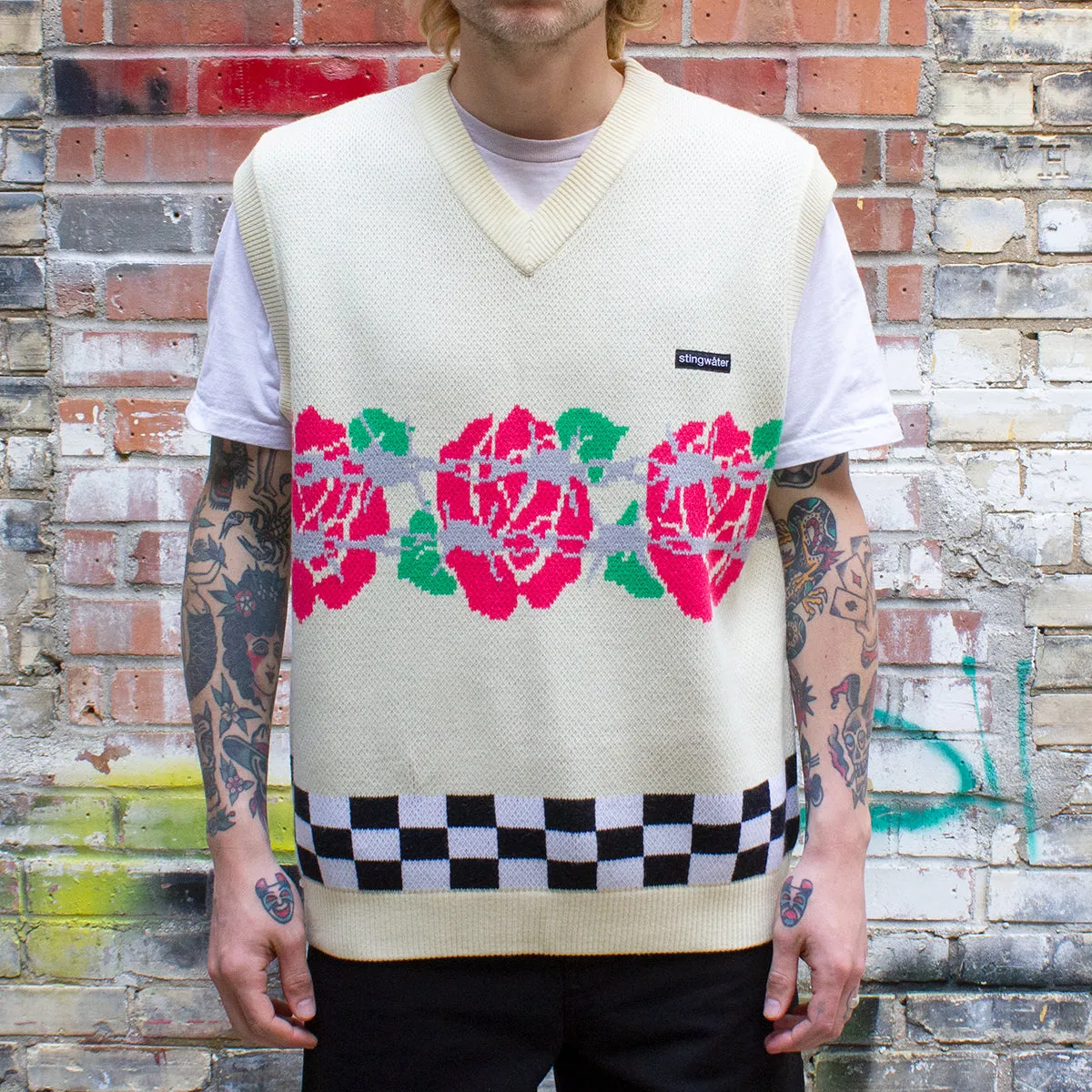 Rose Sweater Vest