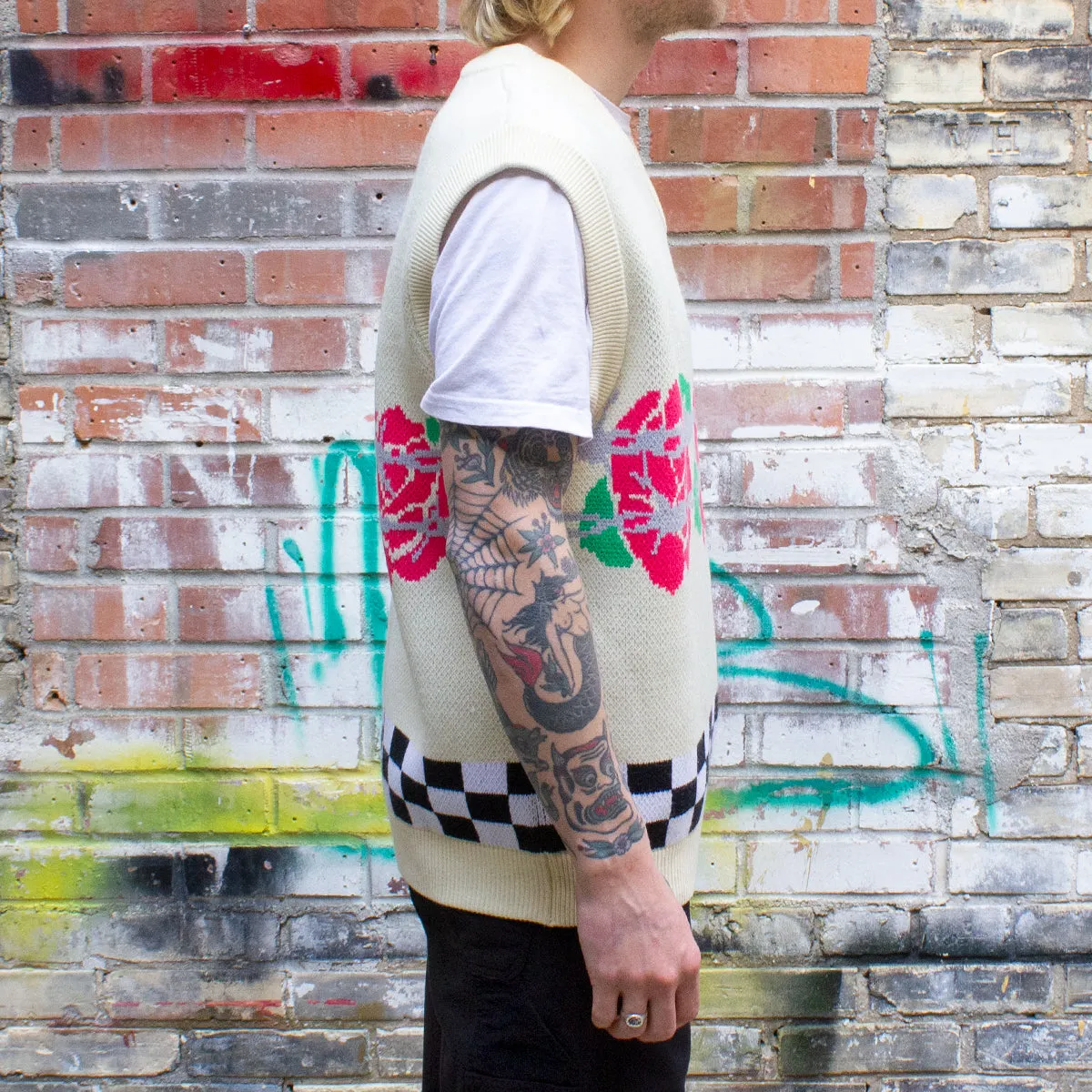 Rose Sweater Vest