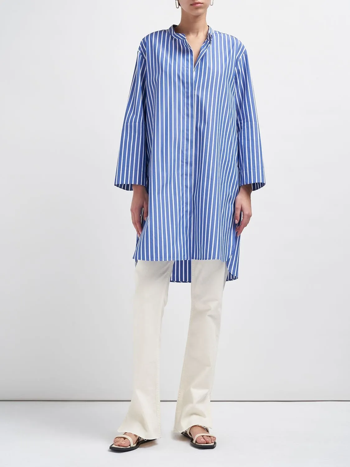 S Max Mara  |Casual Style Cotton Shirts & Blouses