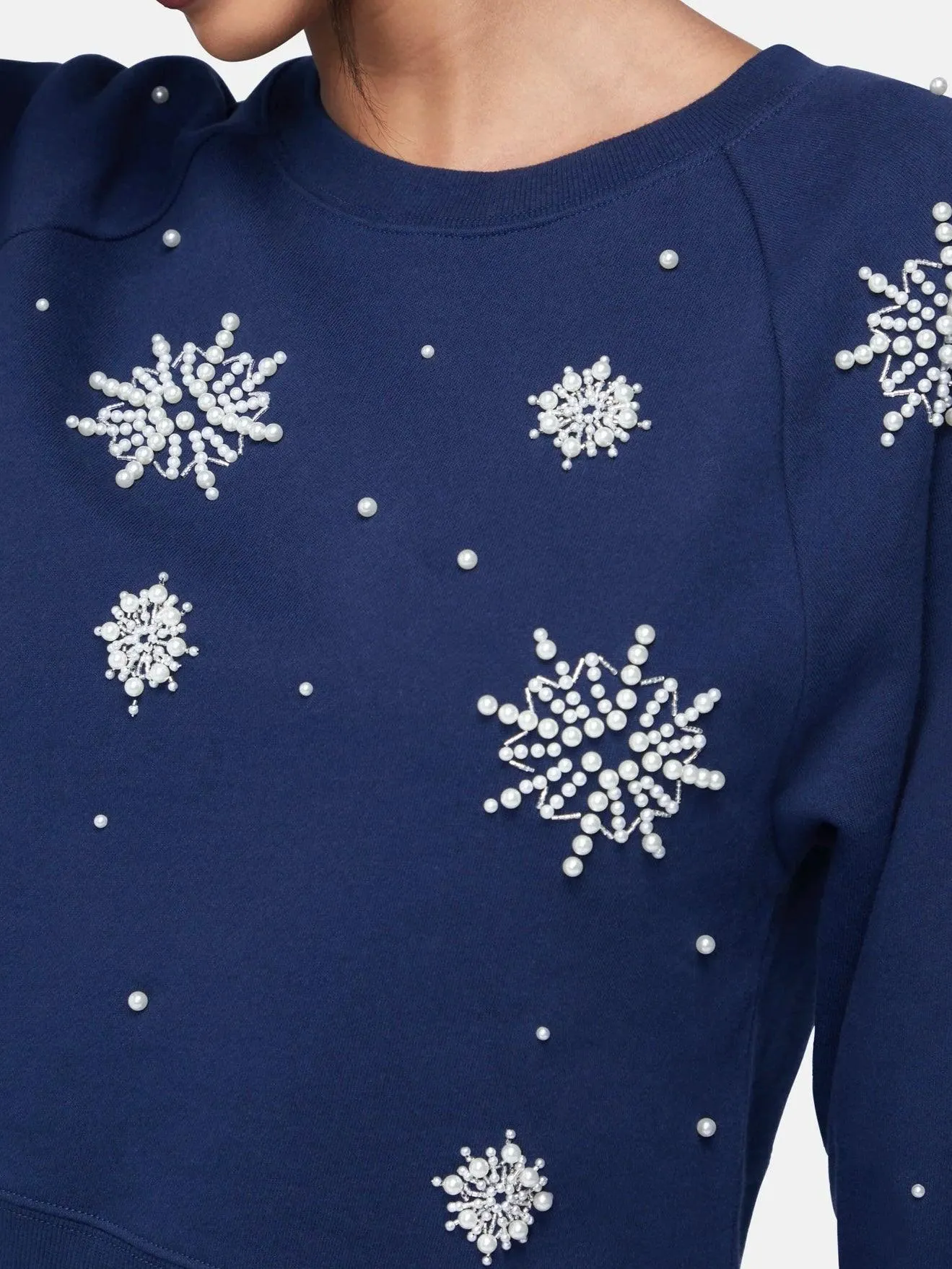 Snowflake Pearl Sweater