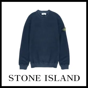 STONE ISLAND  |Street Style Cotton Logo T-Shirts