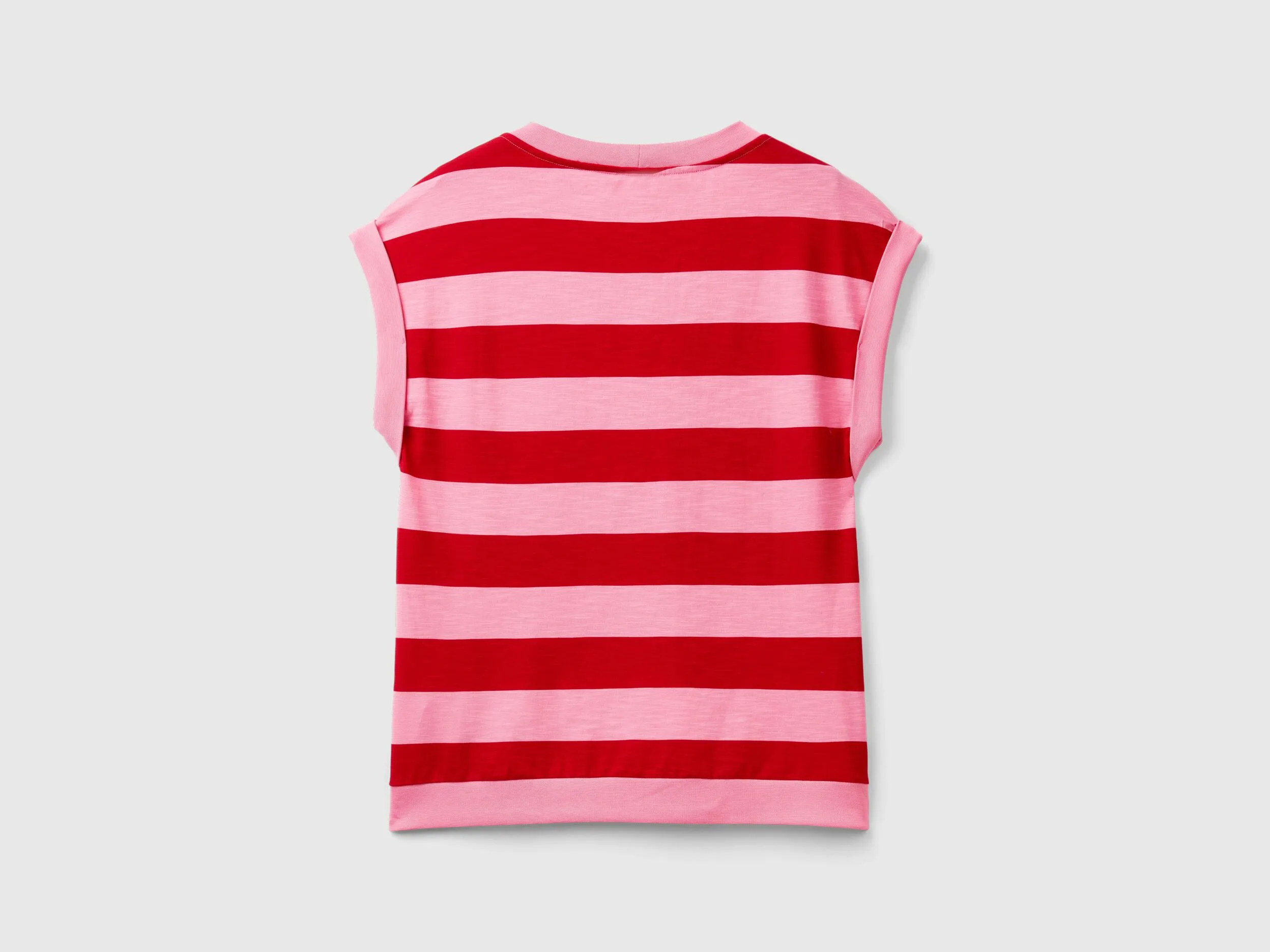 Striped t-shirt in 100% cotton - Multi-color | Benetton