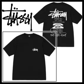 STUSSY  |Unisex Street Style Logo Skater Style T-Shirts