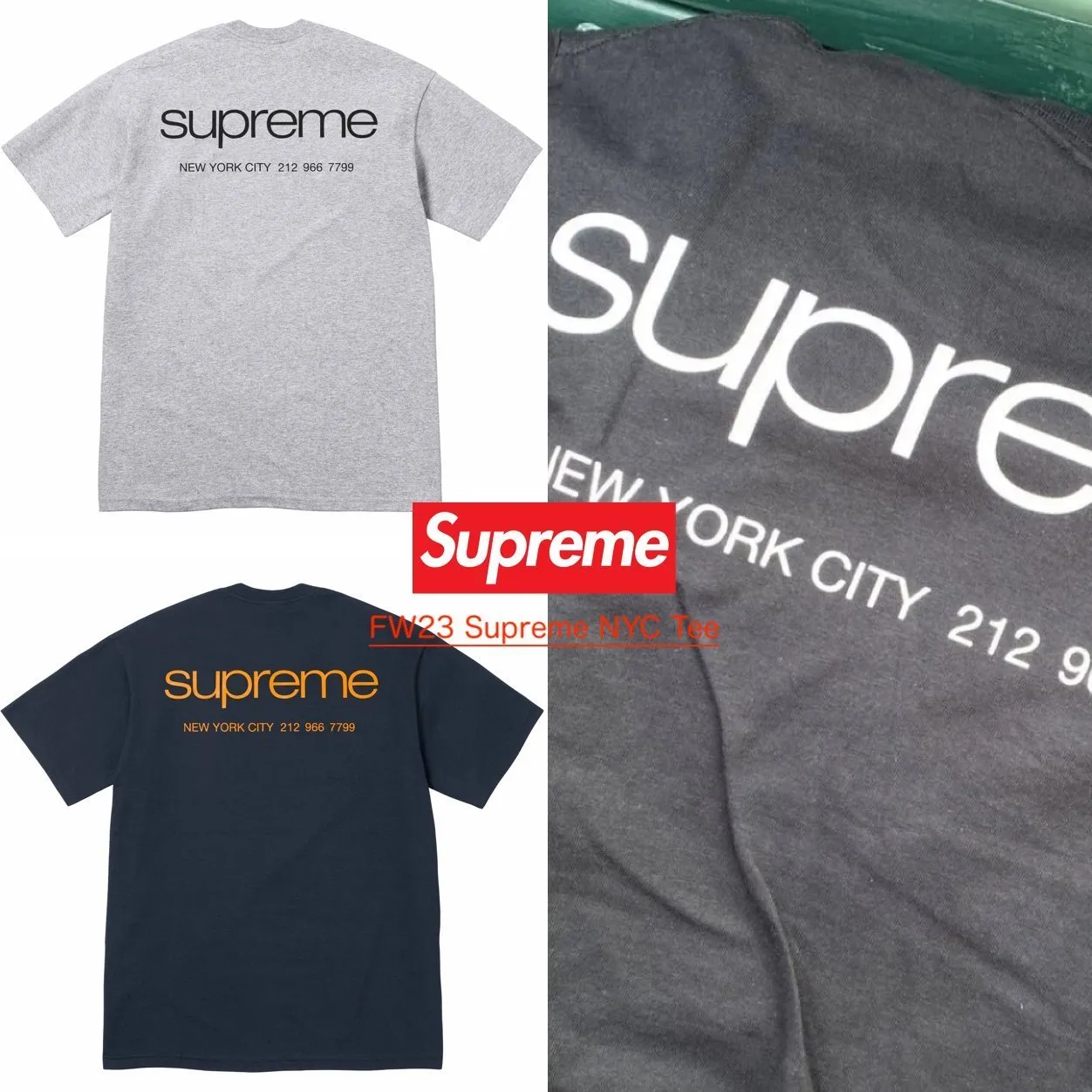 Supreme  |Unisex Street Style Skater Style T-Shirts