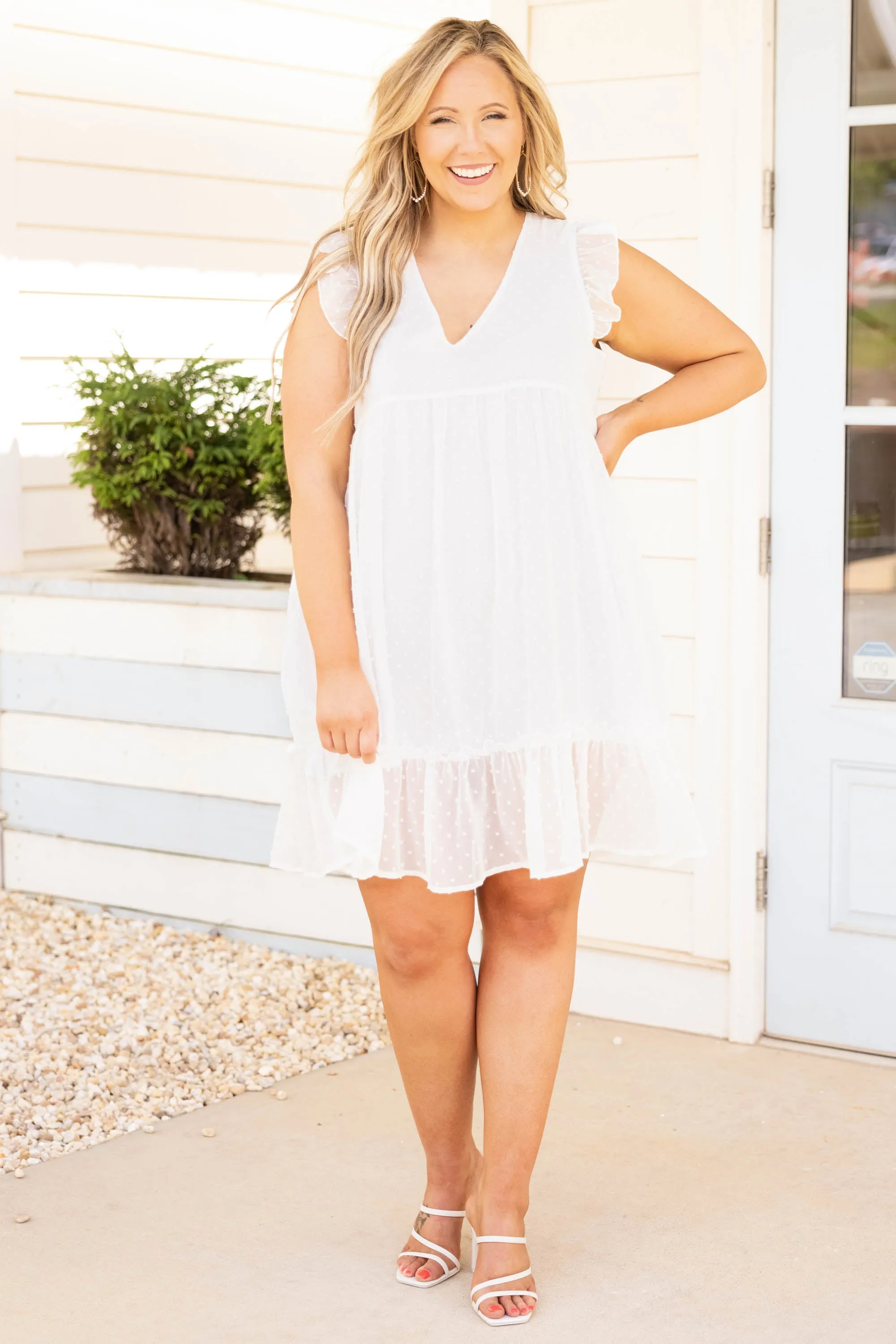 Sweet Baby Dress, White