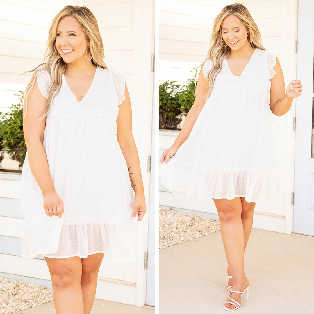 Sweet Baby Dress, White