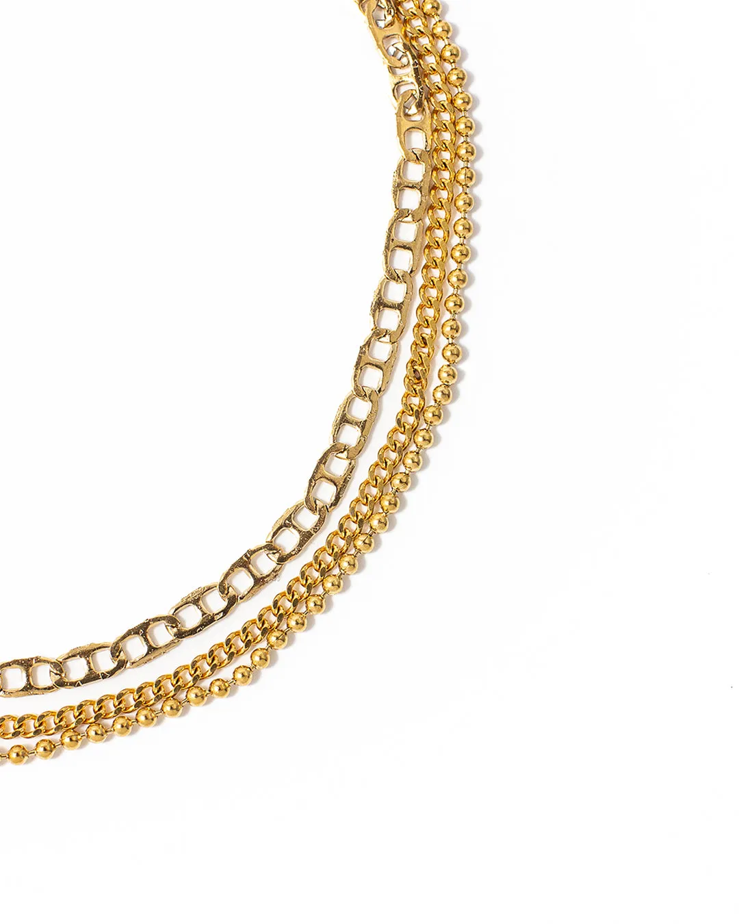 Terzo Gold Anklet