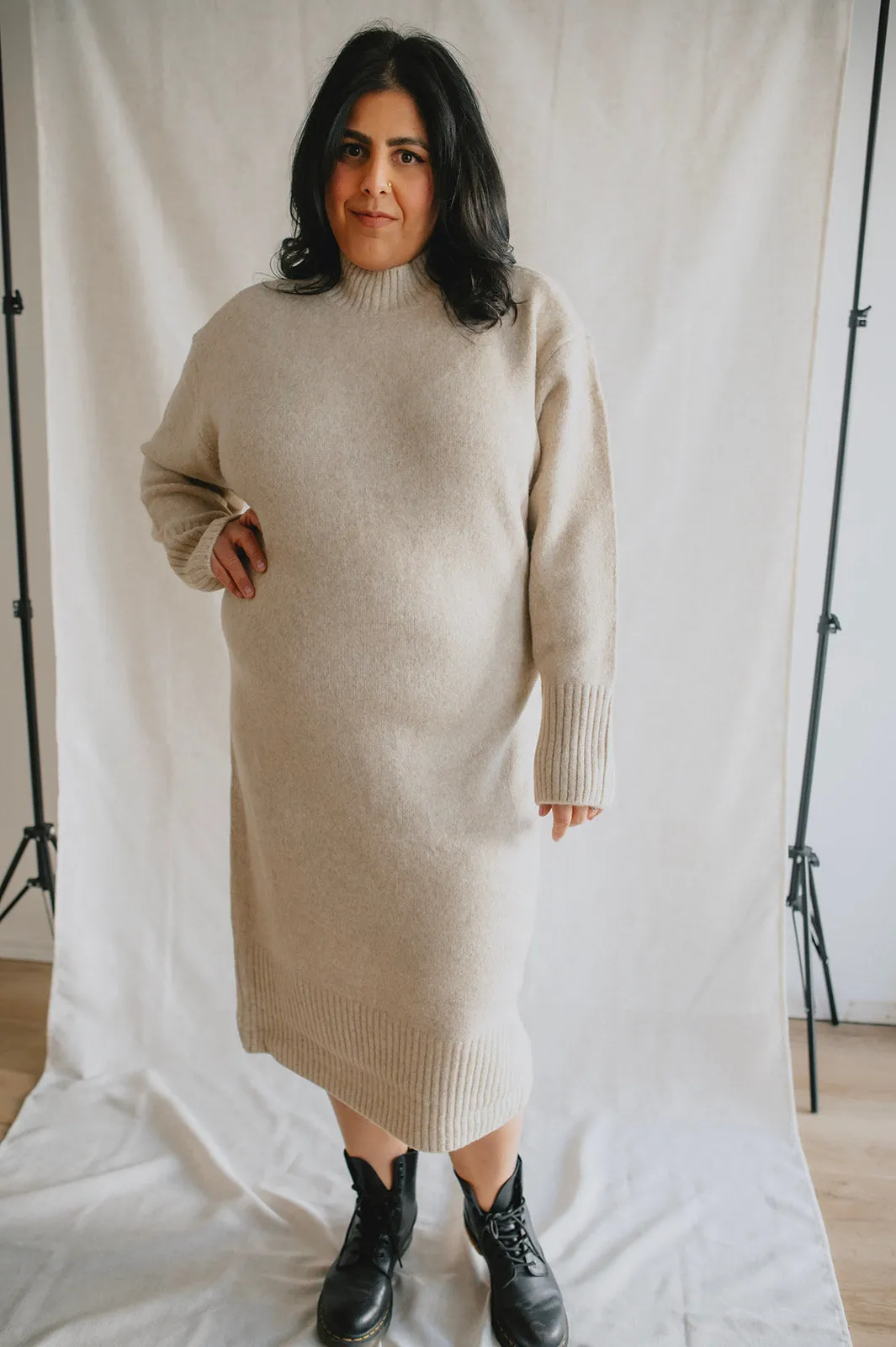 The Allegra Knit Sweater Dress