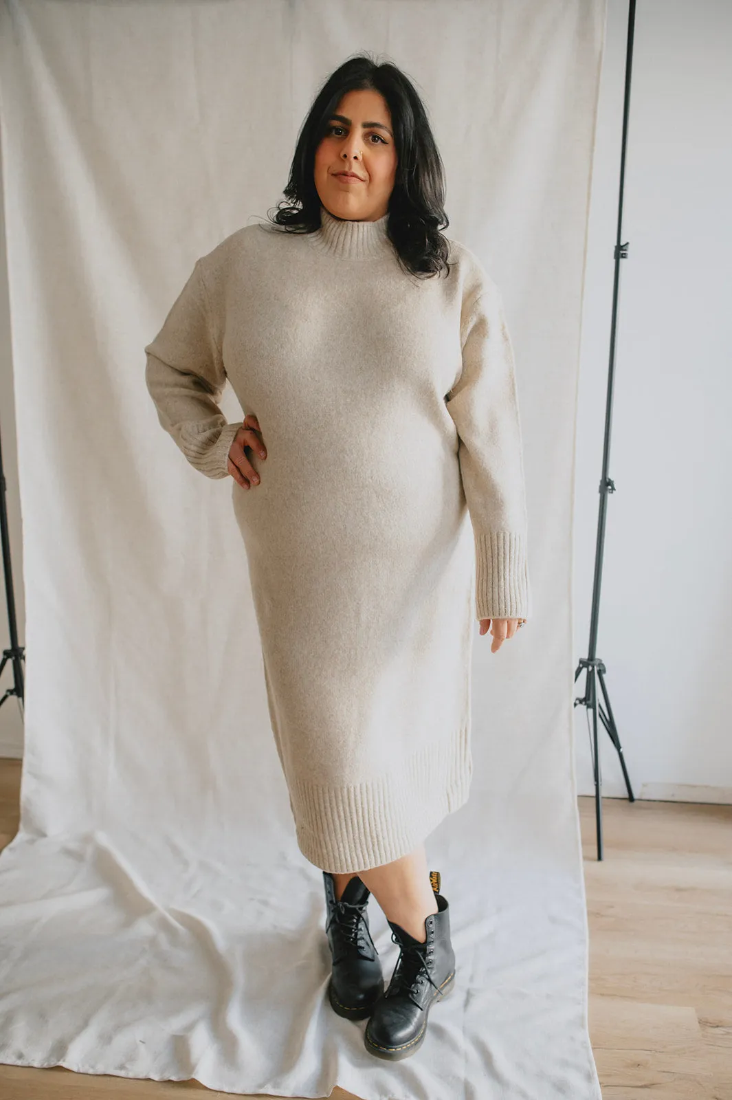 The Allegra Knit Sweater Dress