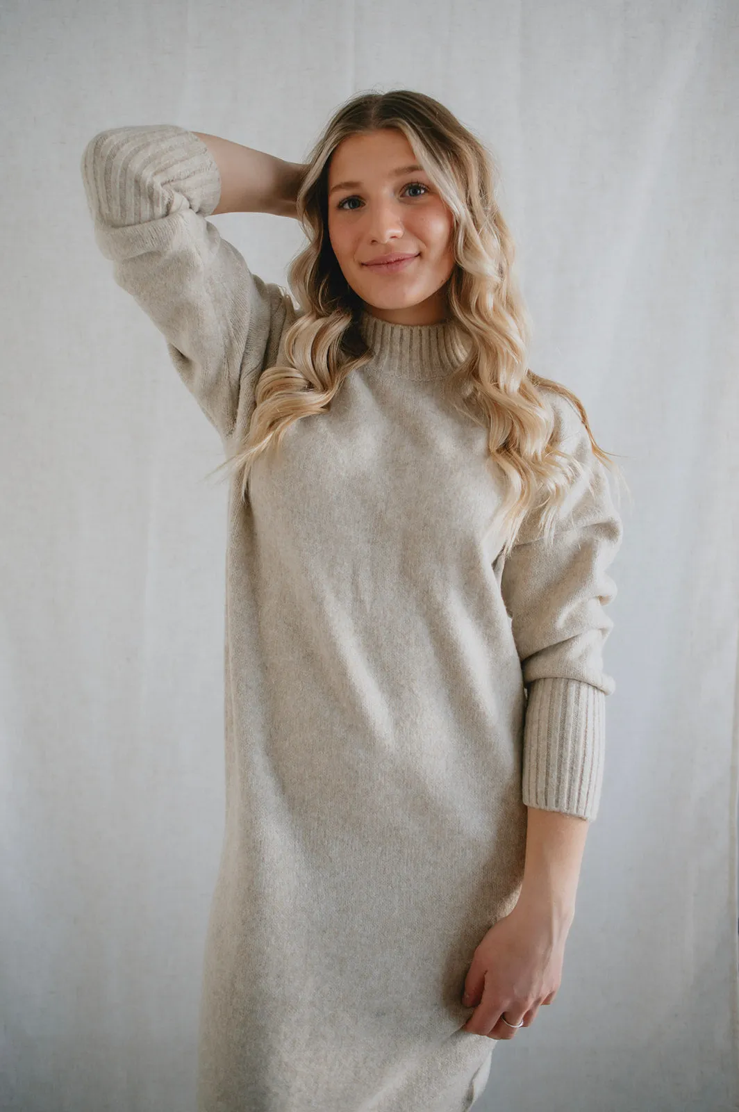 The Allegra Knit Sweater Dress