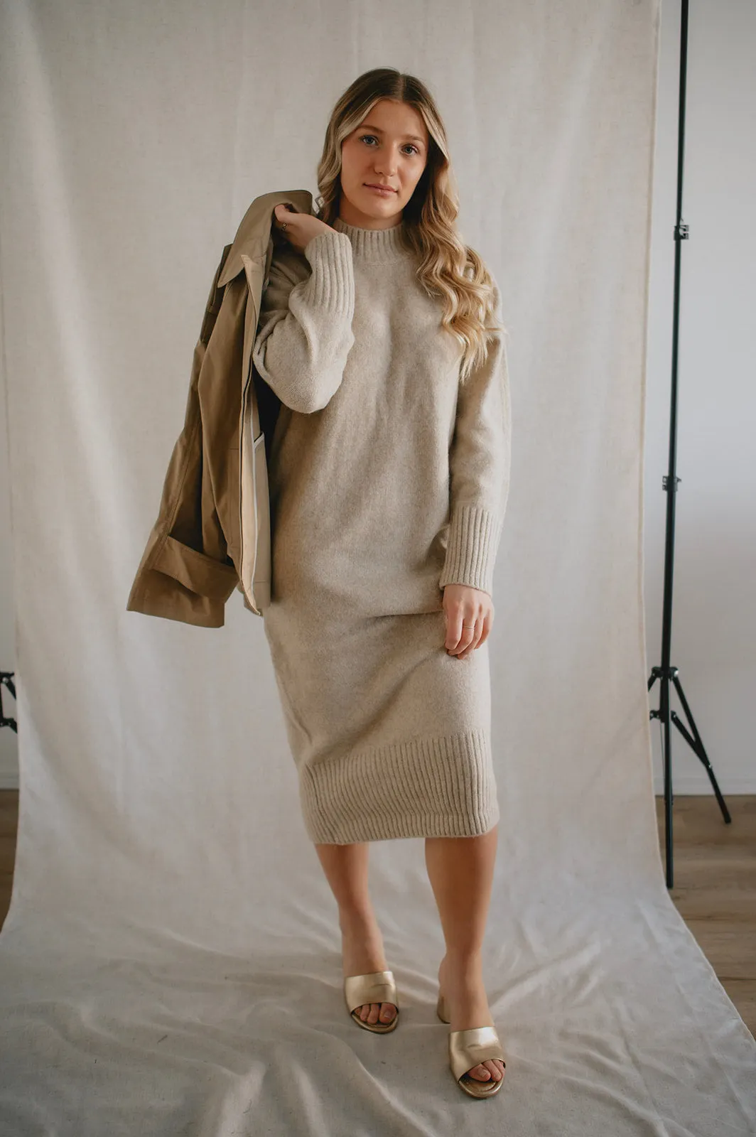 The Allegra Knit Sweater Dress