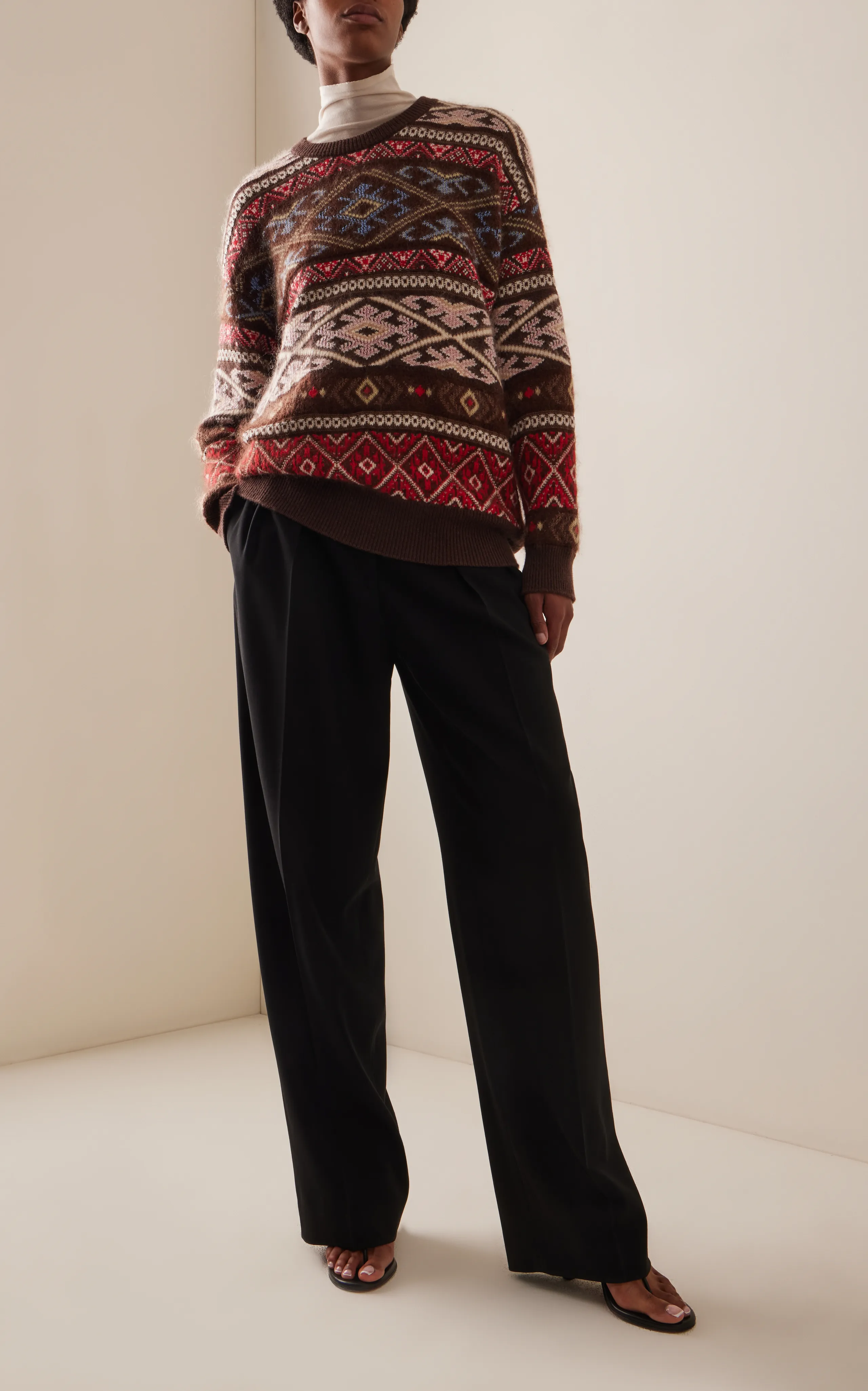 The Row Hinny Knit Cashmere-Blend Sweater