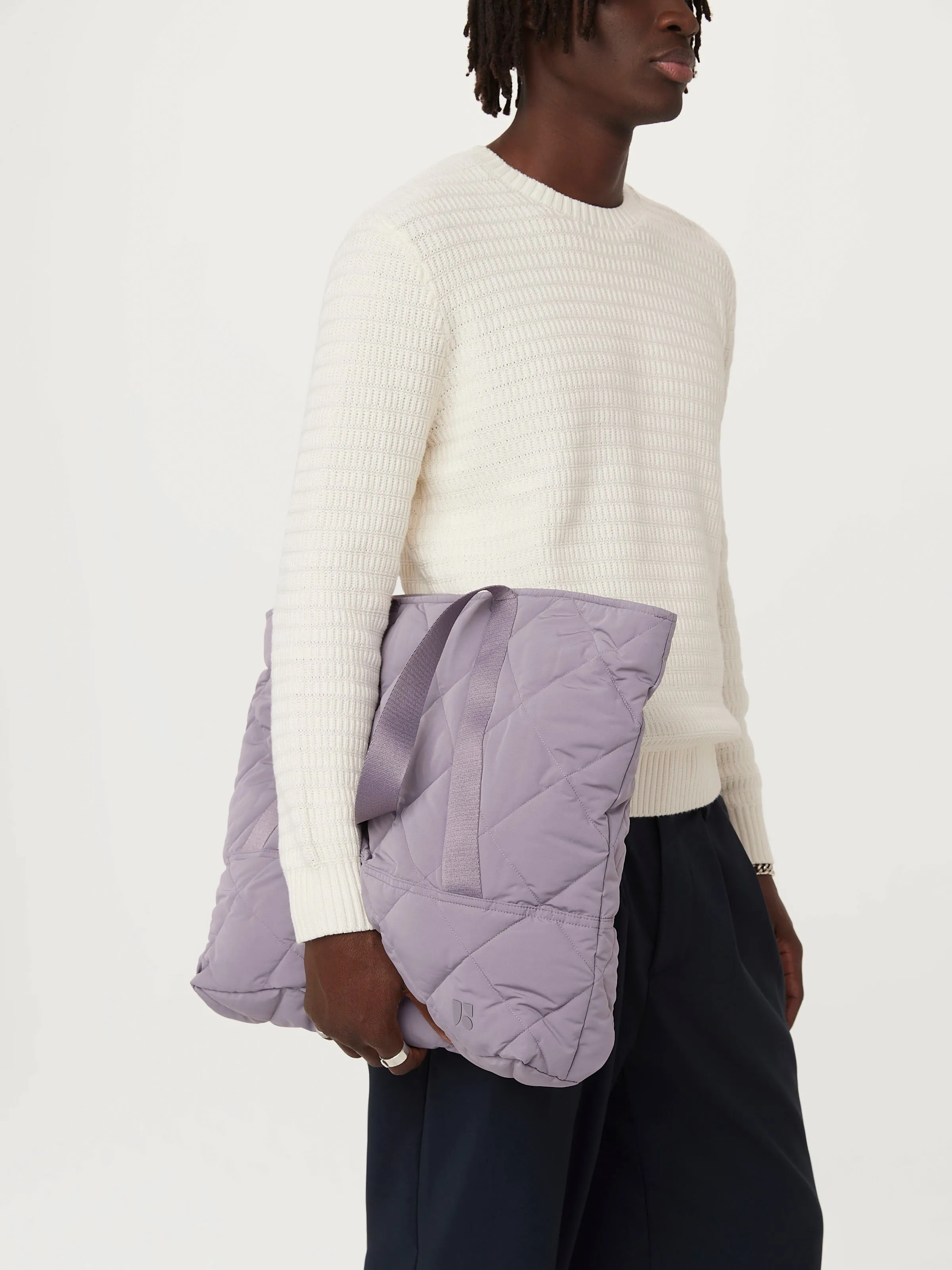 The Skyline Tote Bag in Slate Violet