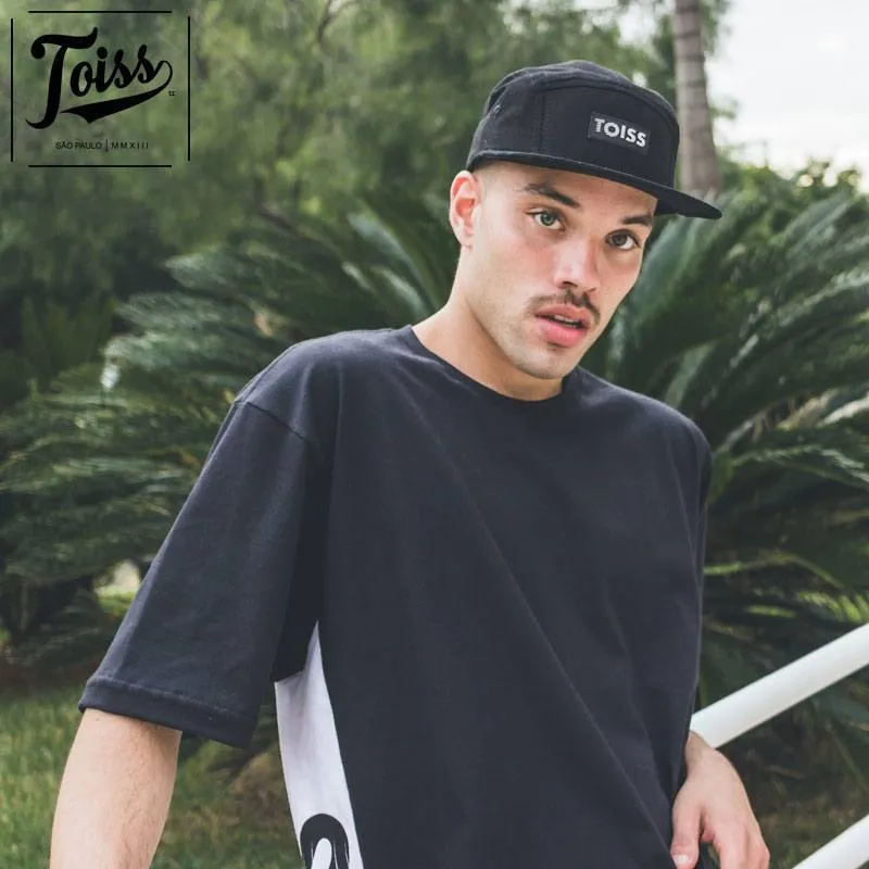 TOISS  |Street Style Plain Cotton Short Sleeves Logo T-Shirts