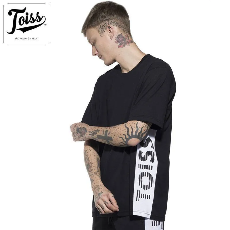 TOISS  |Street Style Plain Cotton Short Sleeves Logo T-Shirts