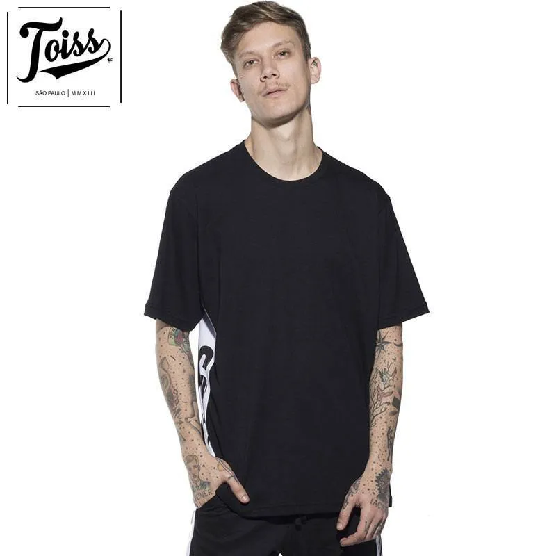 TOISS  |Street Style Plain Cotton Short Sleeves Logo T-Shirts