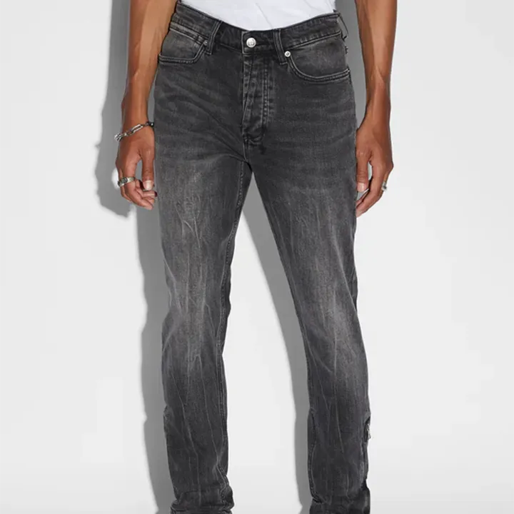 Van Winkle Zipped Jeans (Black) - KMSP24DJ014001