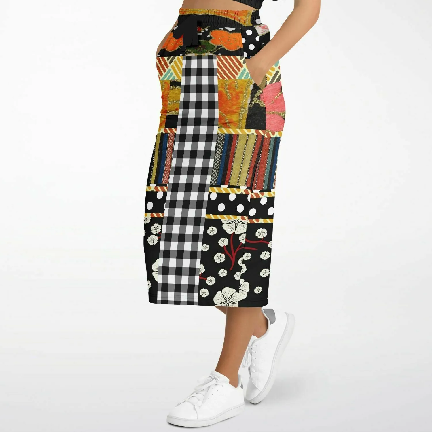 Versailles Eco-Poly Long Pocket Skirt