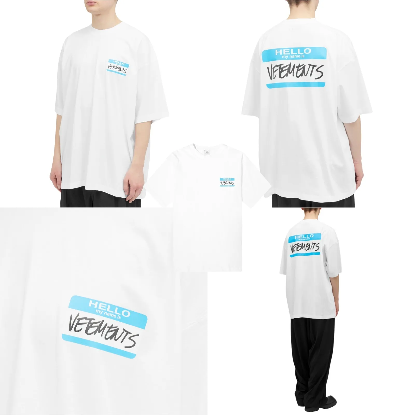 VETEMENTS  |Unisex Street Style Cotton Short Sleeves Logo T-Shirts