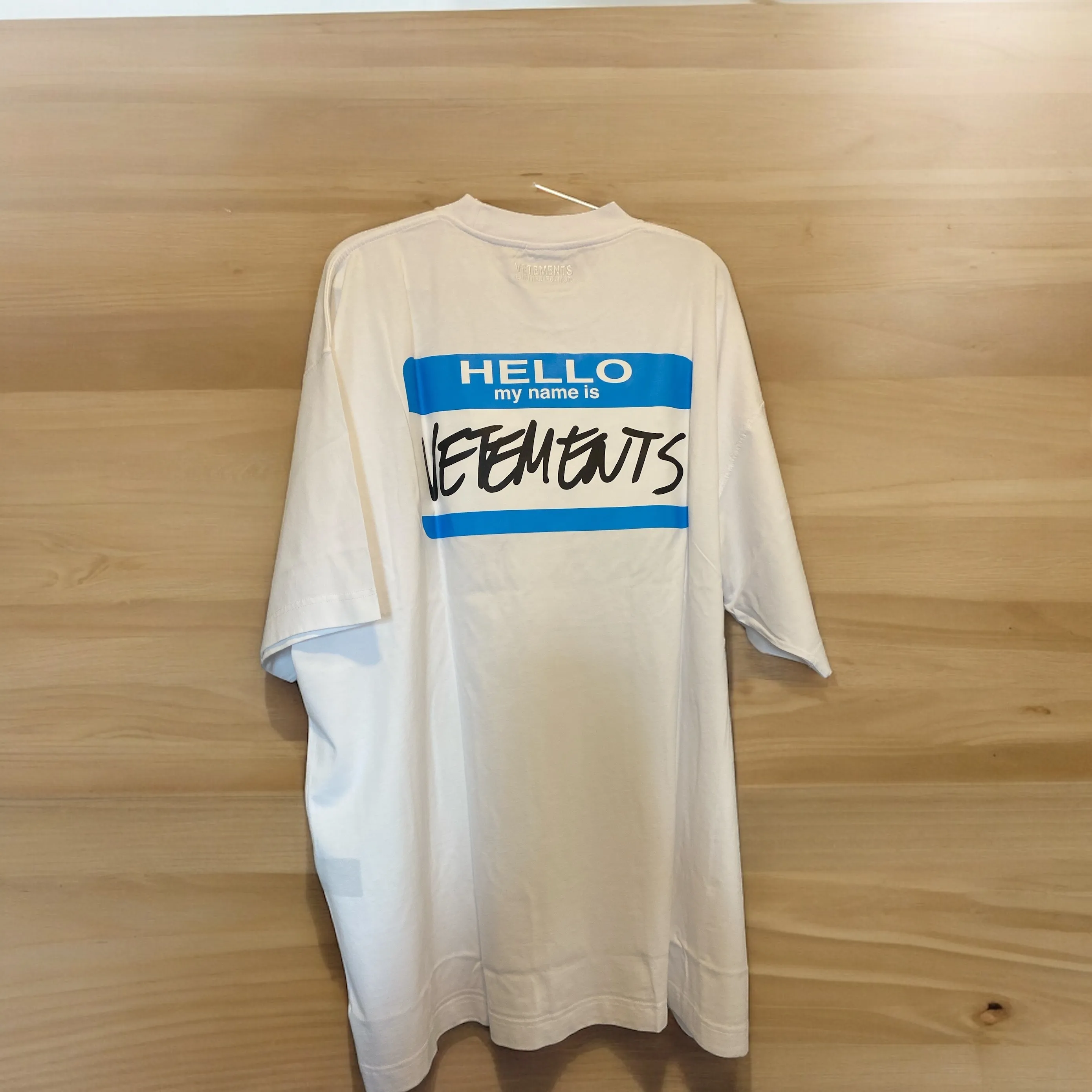 VETEMENTS  |Unisex Street Style Cotton Short Sleeves Logo T-Shirts