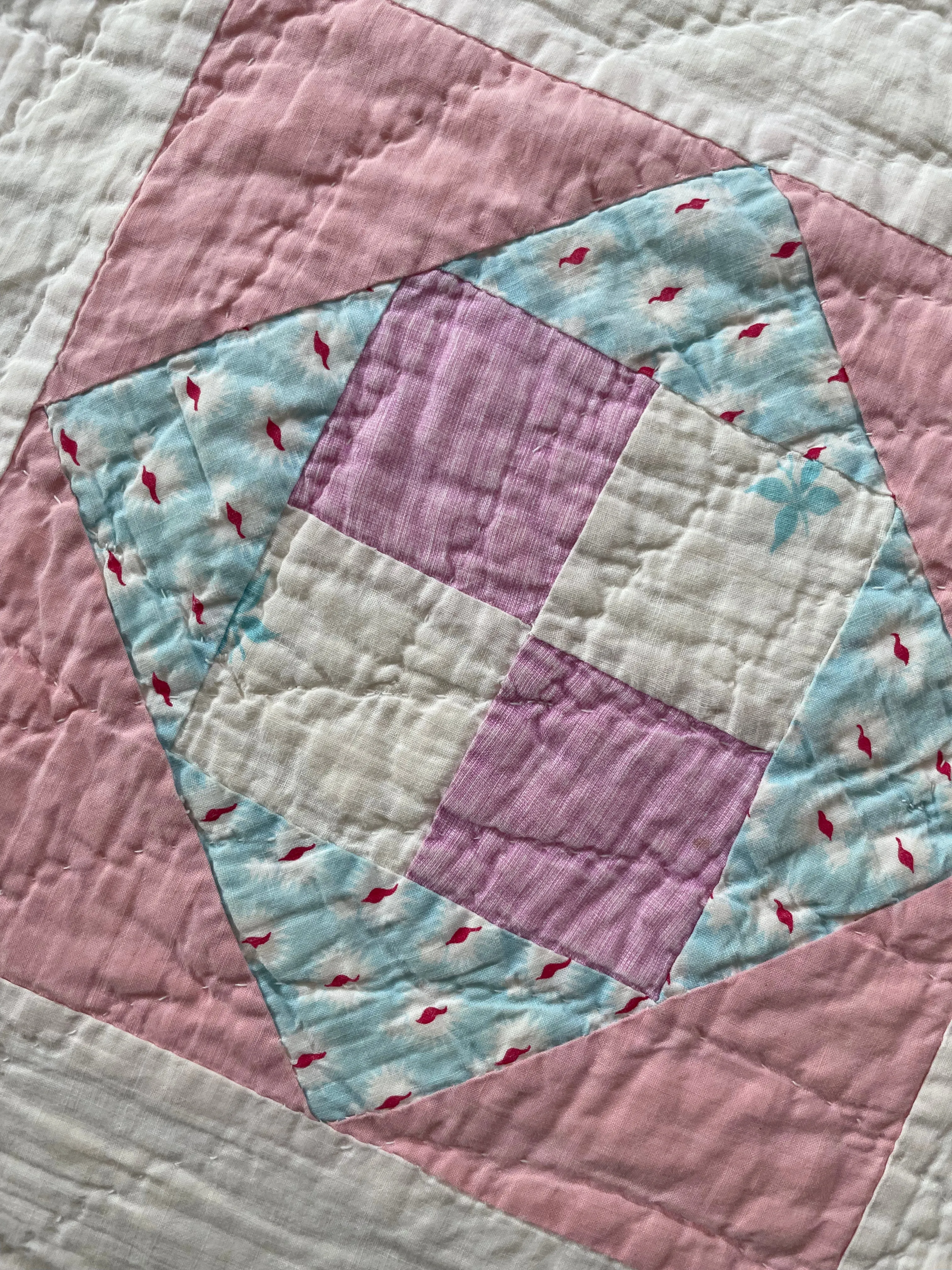 Vintage Hourglass Quilt