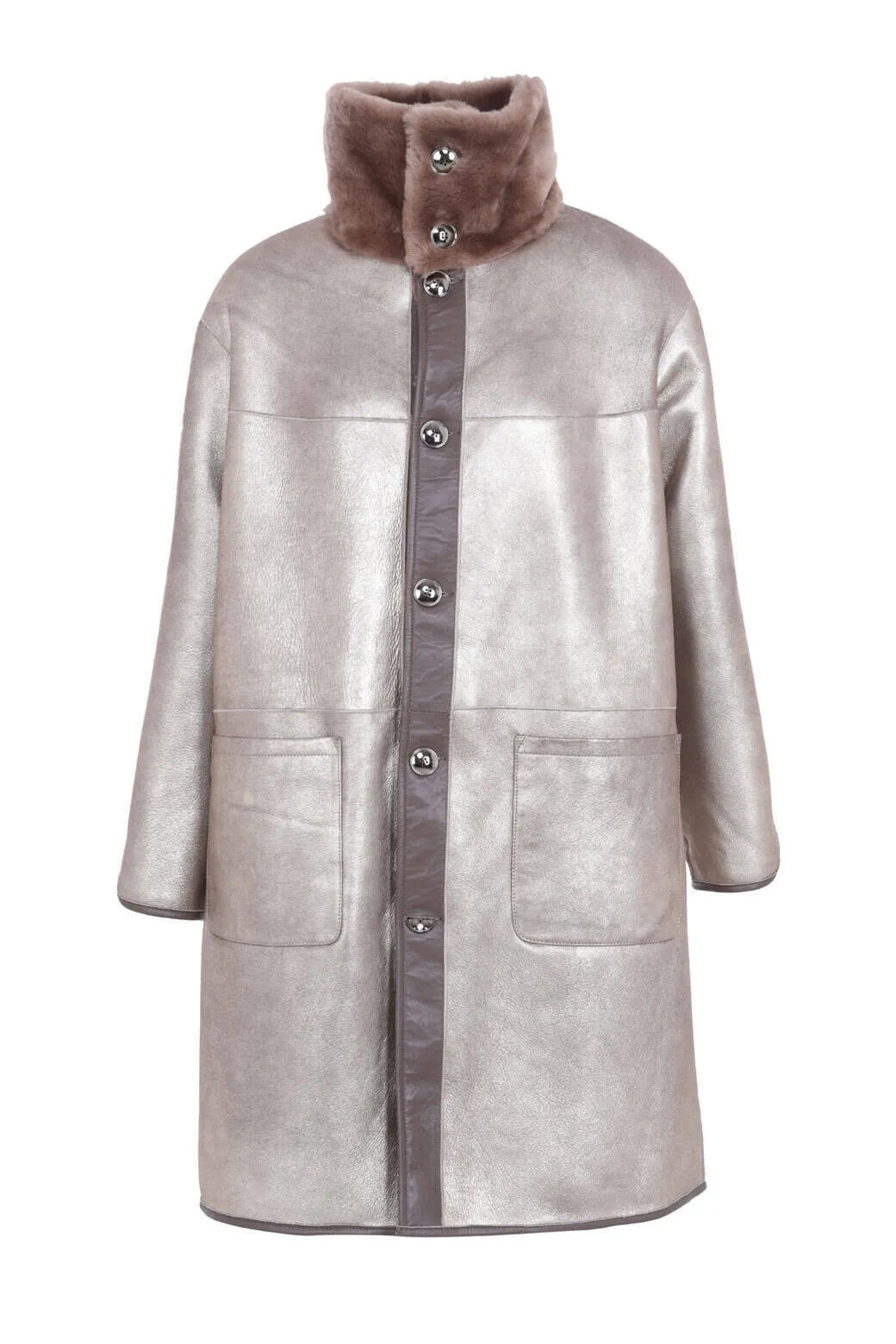 Women's reversible sheepskin coat gaby