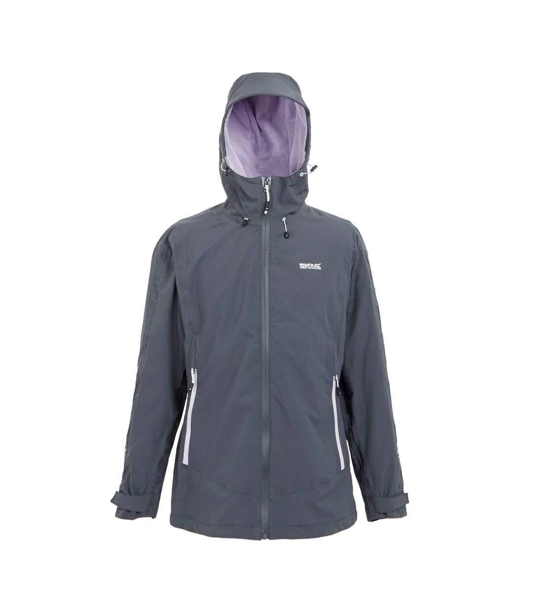 Womens/ladies okara waterproof jacket seal grey Regatta