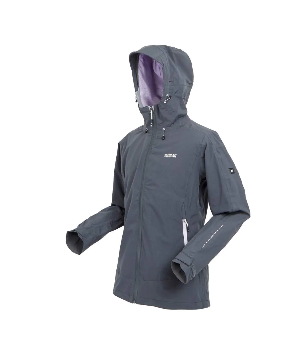 Womens/ladies okara waterproof jacket seal grey Regatta